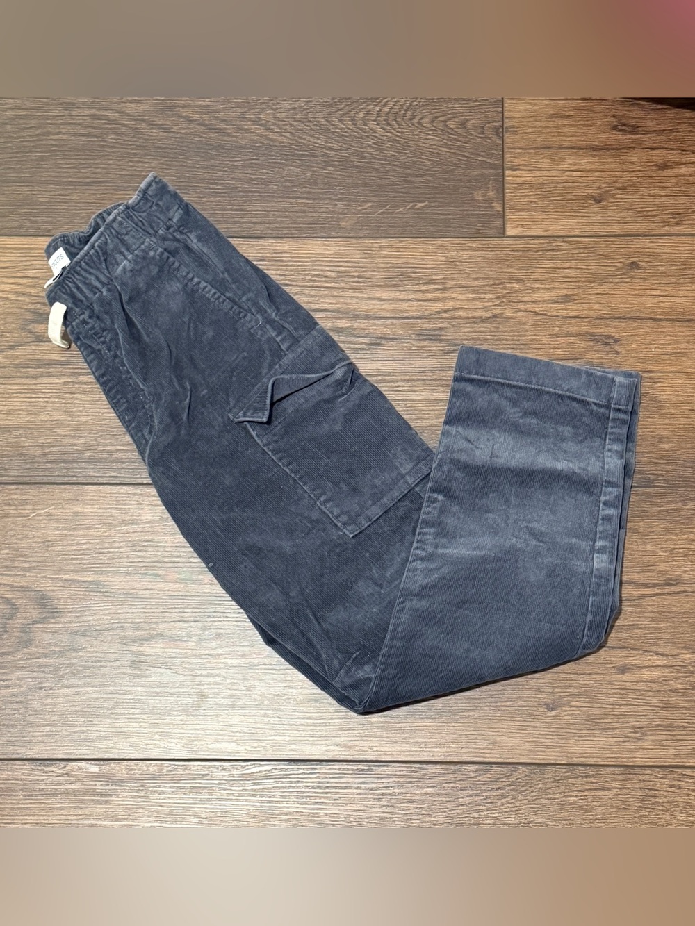 Crewcuts Slate Gray Corduroy Cargo Pants Sz 8